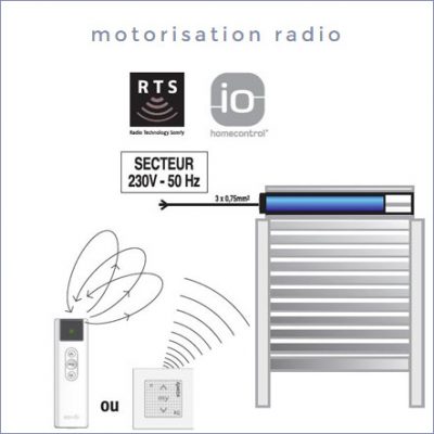 Motorisation radio de vos volets roulants